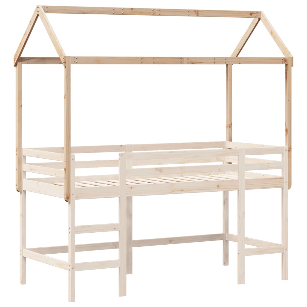 Roof for children's bed 217x95.5x159 cm solid pine wood