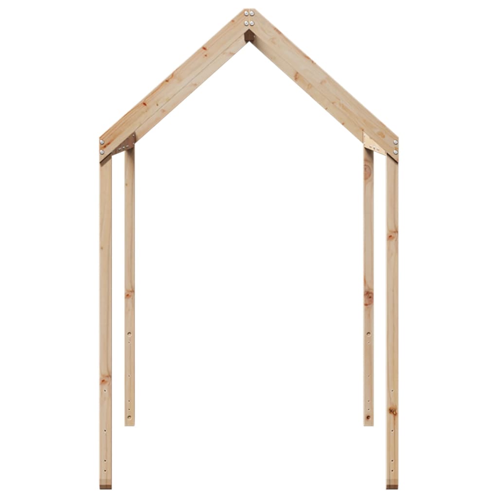 Roof for children's bed 217x95.5x159 cm solid pine wood