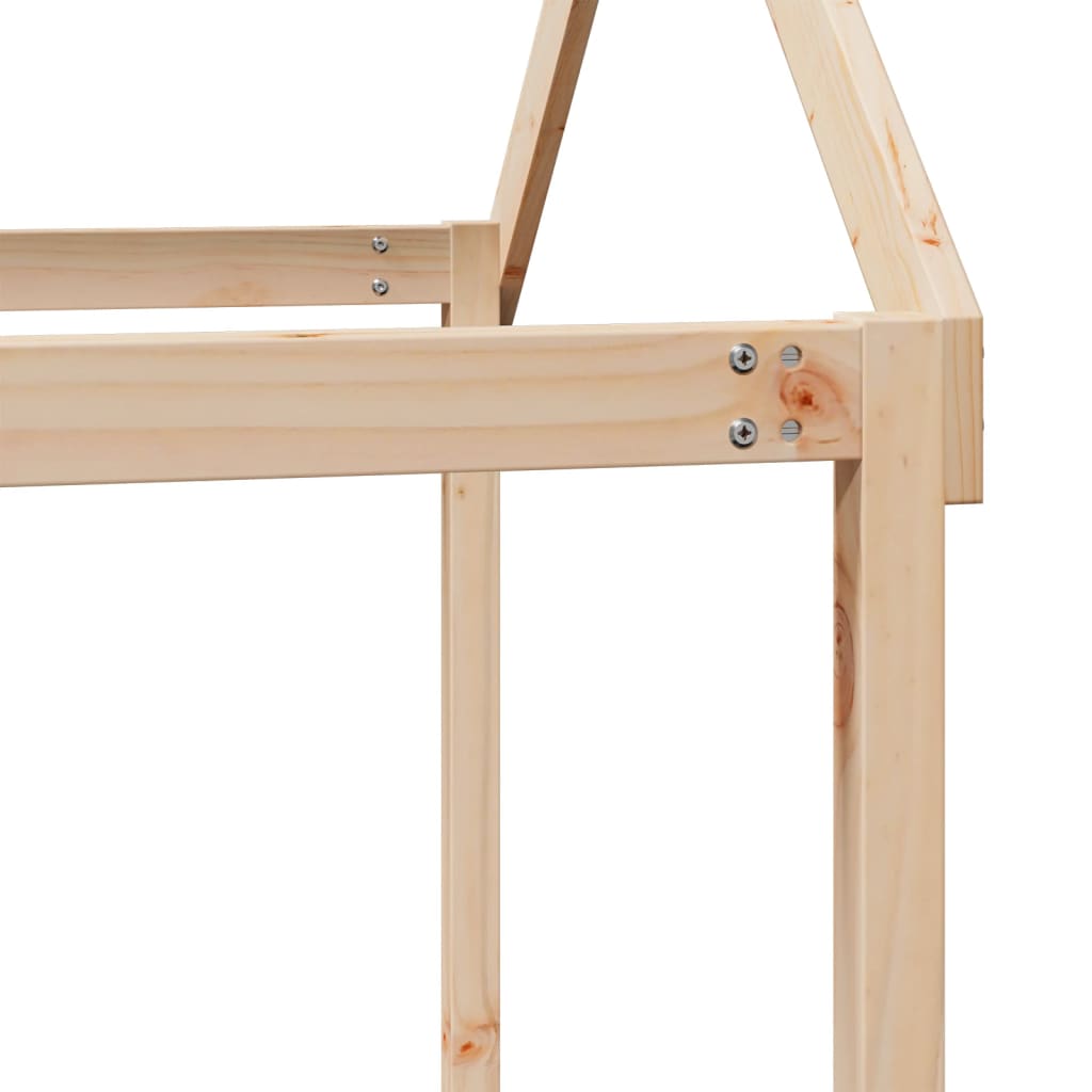 Roof for children's bed 217x95.5x159 cm solid pine wood