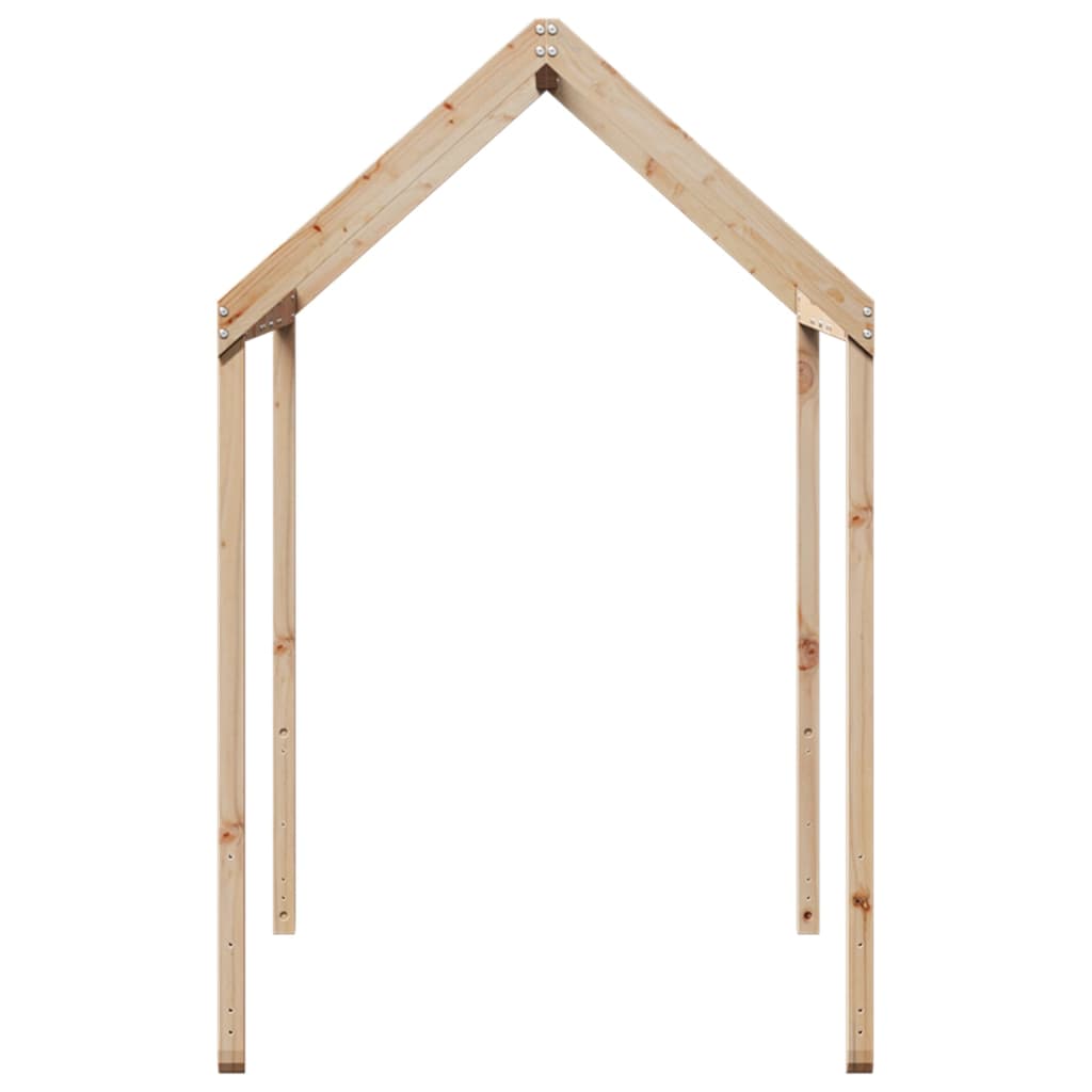 Roof for children's bed 217x85.5x154 cm solid pine wood