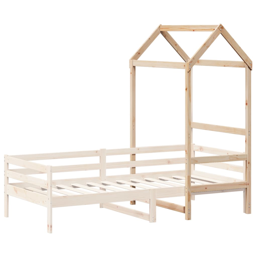 Roof for children's bed 108x70x176.5 cm solid pine wood