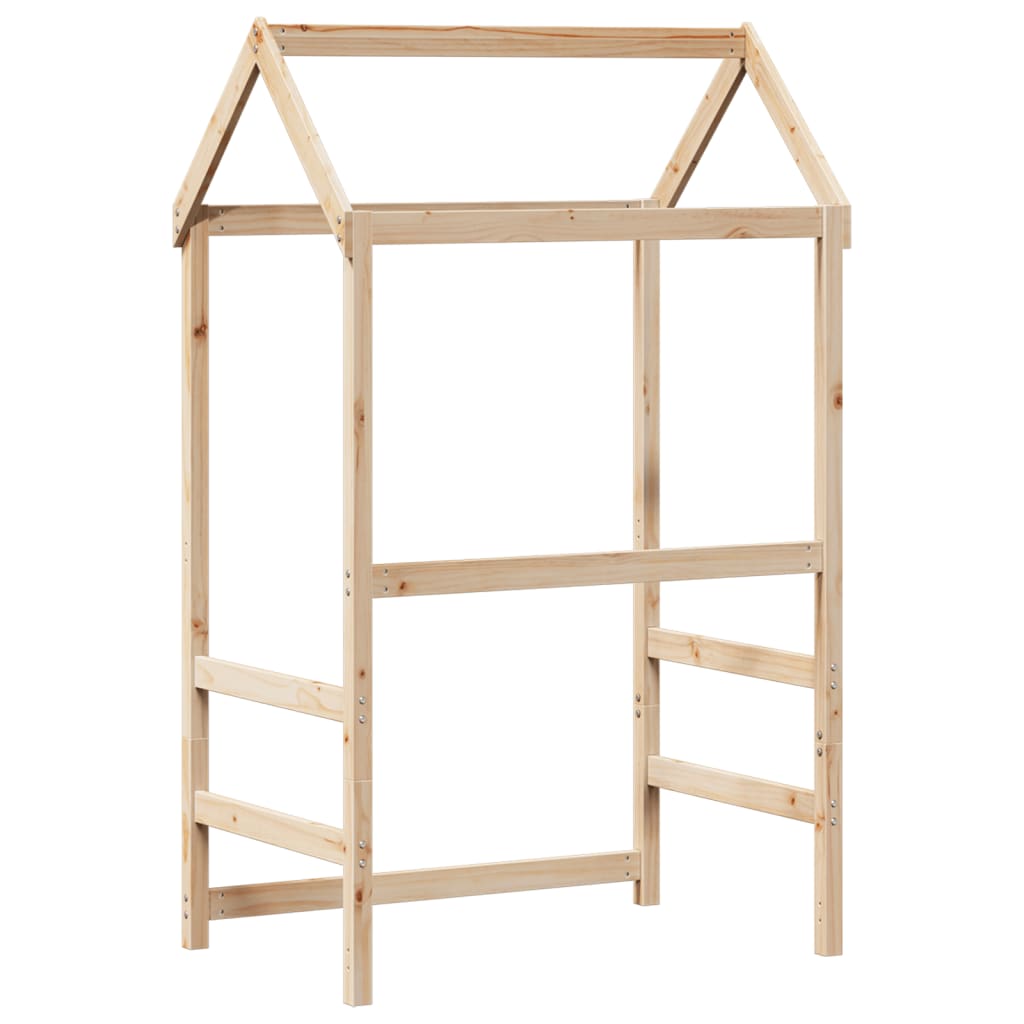 Roof for children's bed 108x70x176.5 cm solid pine wood