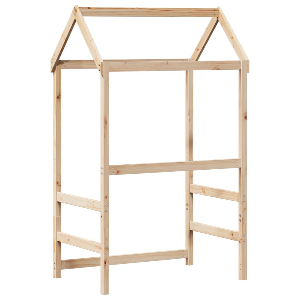 Roof for children's bed 98x70x176.5 cm solid pine wood