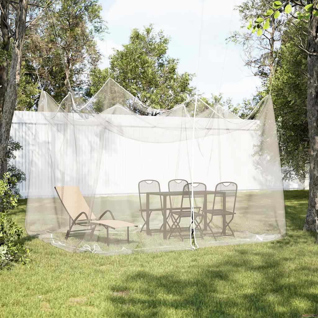 Moskitonetz Indoor Outdoor 156 Mesh Weiß 300x300x250 cm