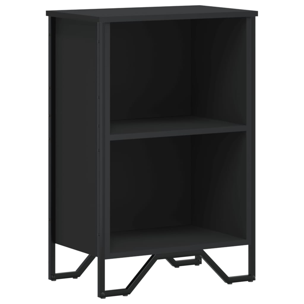 Bookshelf Black 50x31x74.5 cm Wood Material