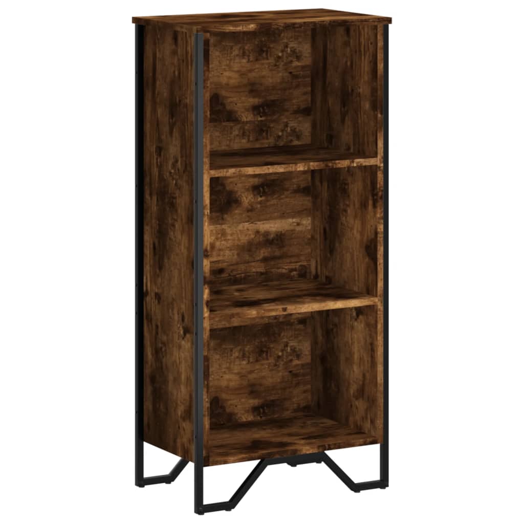 Bookshelf Smoked Oak 50x31x106 cm Wood Material