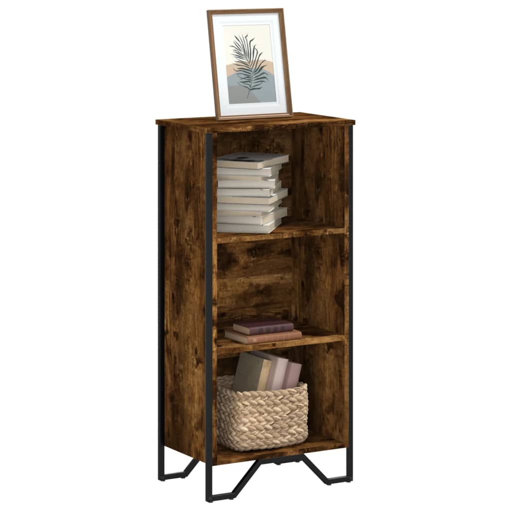 Bookshelf Smoked Oak 50x31x106 cm Wood Material