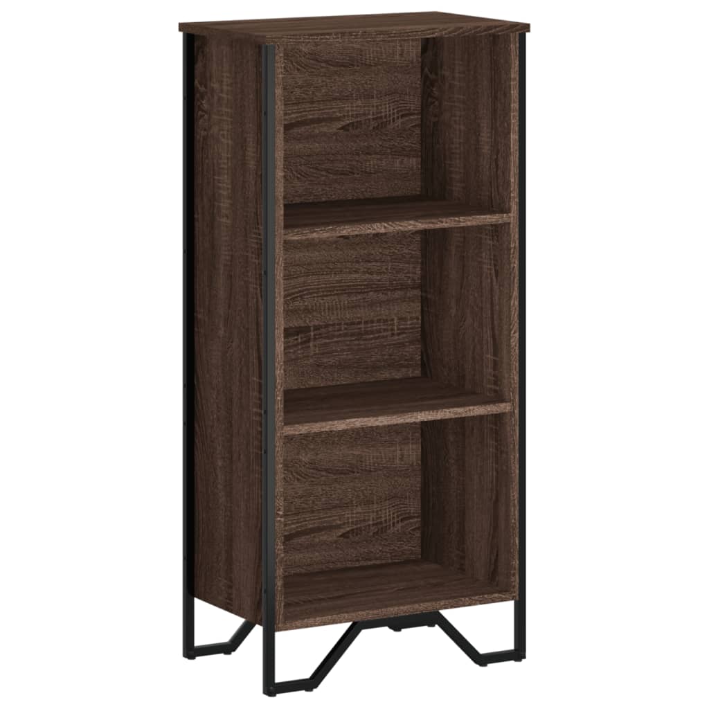 Bookshelf Brown Oak Look 50x31x106 cm Wood Material