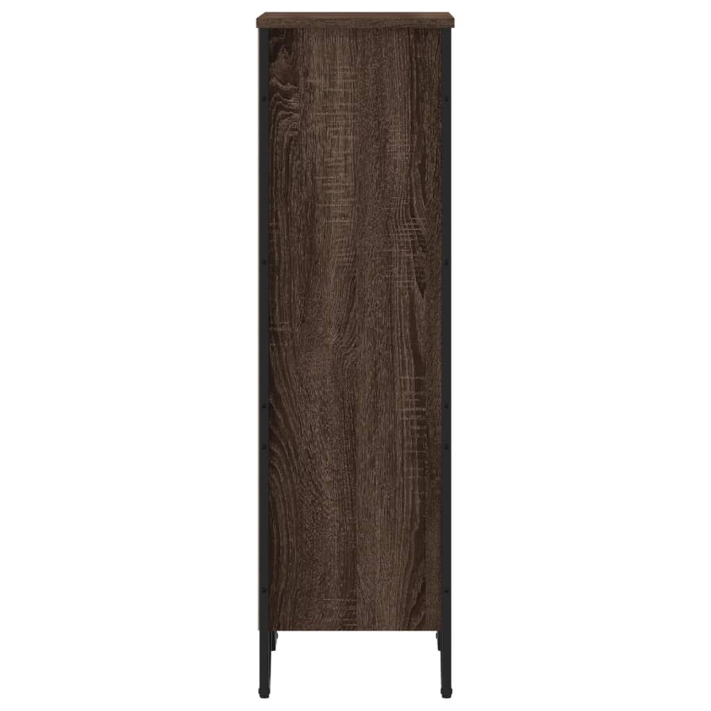 Bookshelf Brown Oak Look 50x31x106 cm Wood Material