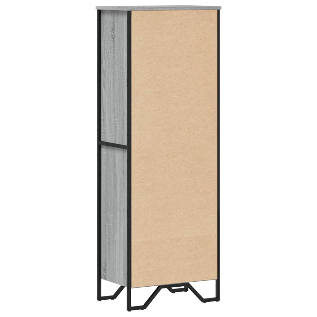 Bookshelf Gray Sonoma 50x31x137.5 cm Wood Material