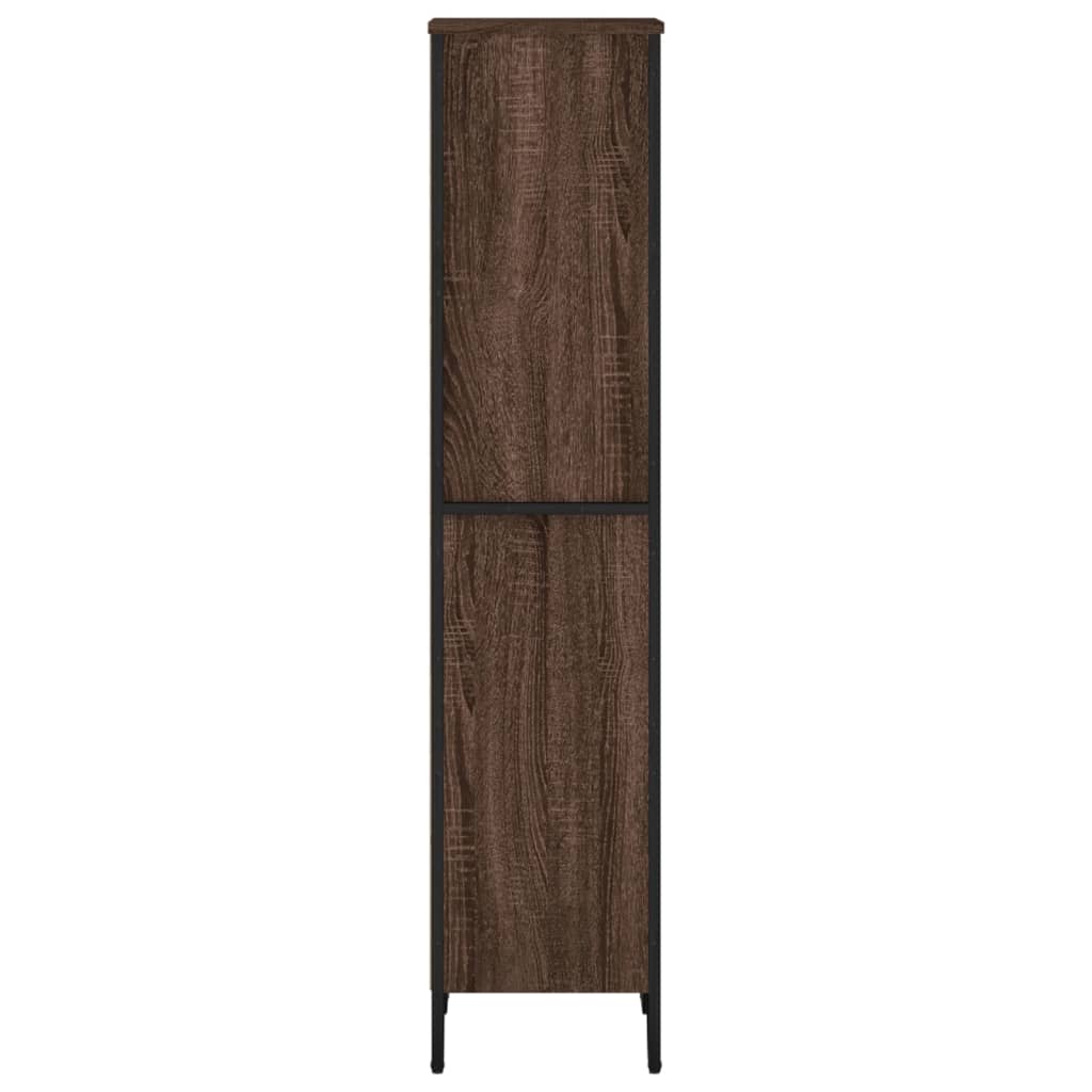 Bookshelf Brown Oak Look 50x31x137.5 cm Wood Material