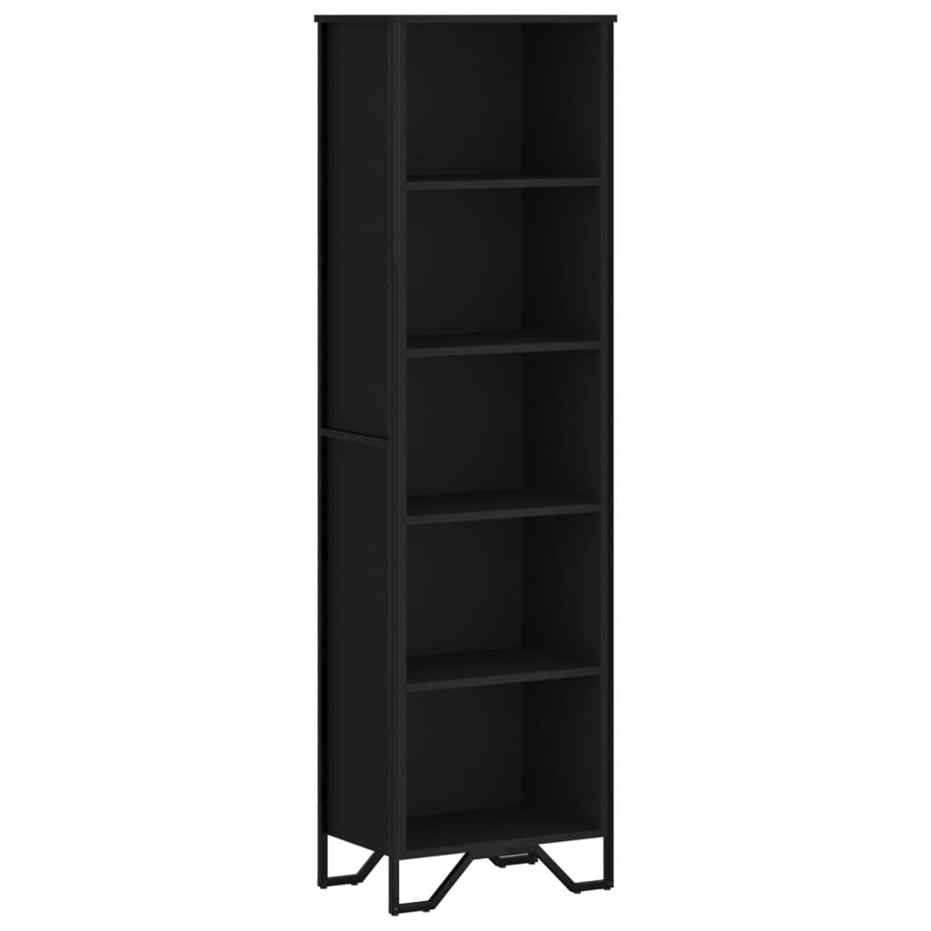 Bookshelf Black 50x31x169 cm Wood Material