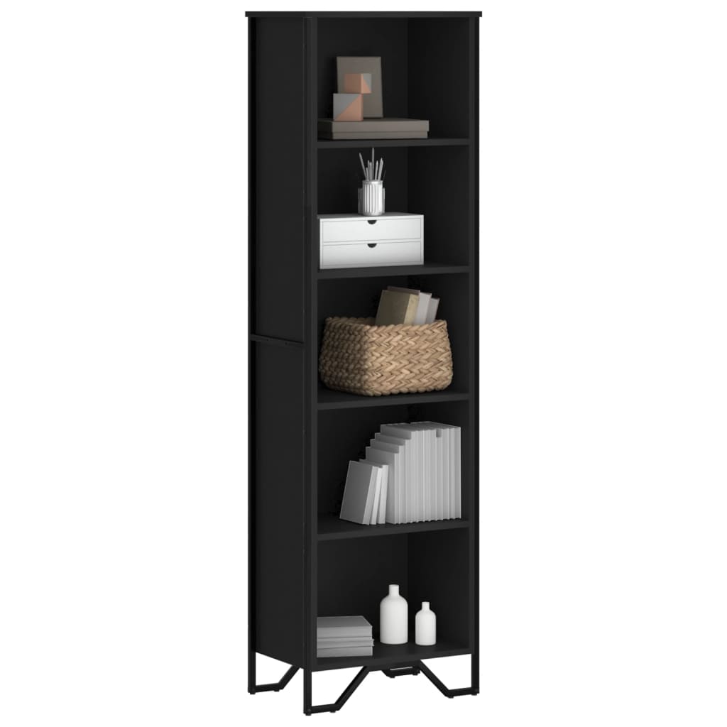 Bookshelf Black 50x31x169 cm Wood Material