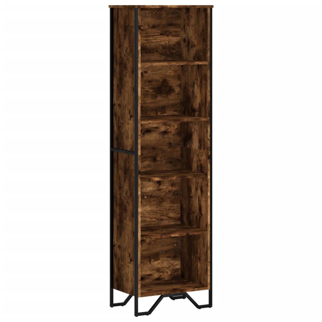 Bookshelf Smoked Oak 50x31x169 cm Wood Material