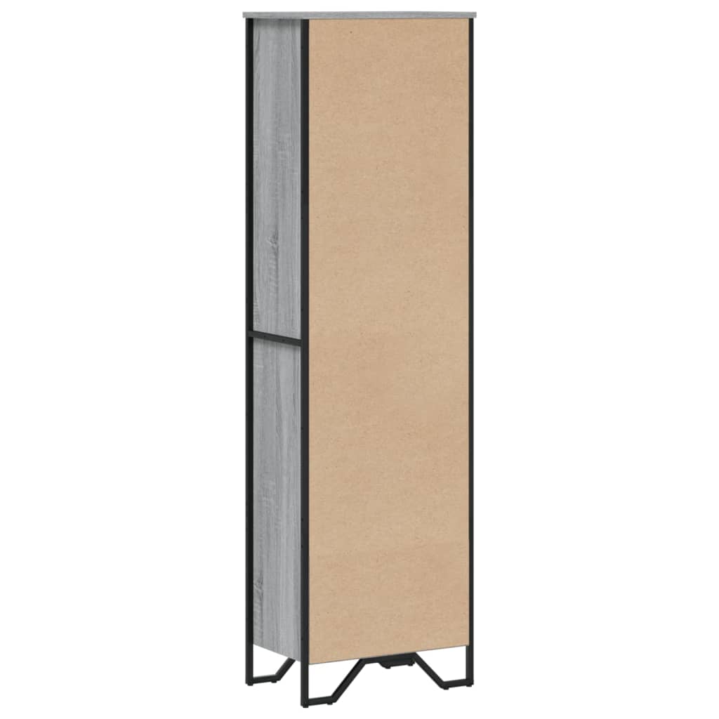 Bookshelf Gray Sonoma 50x31x169 cm Wood Material