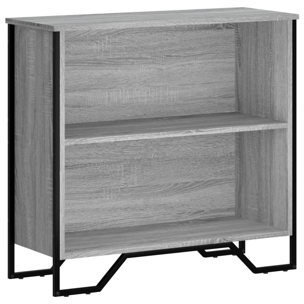 Bookshelf Gray Sonoma 80x31x74.5 cm Wood Material