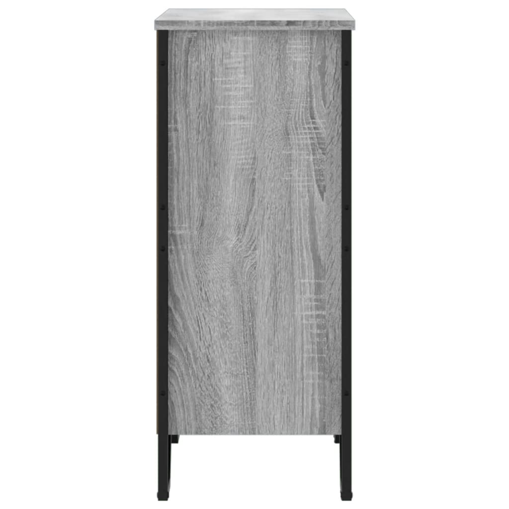 Bookshelf Gray Sonoma 80x31x74.5 cm Wood Material