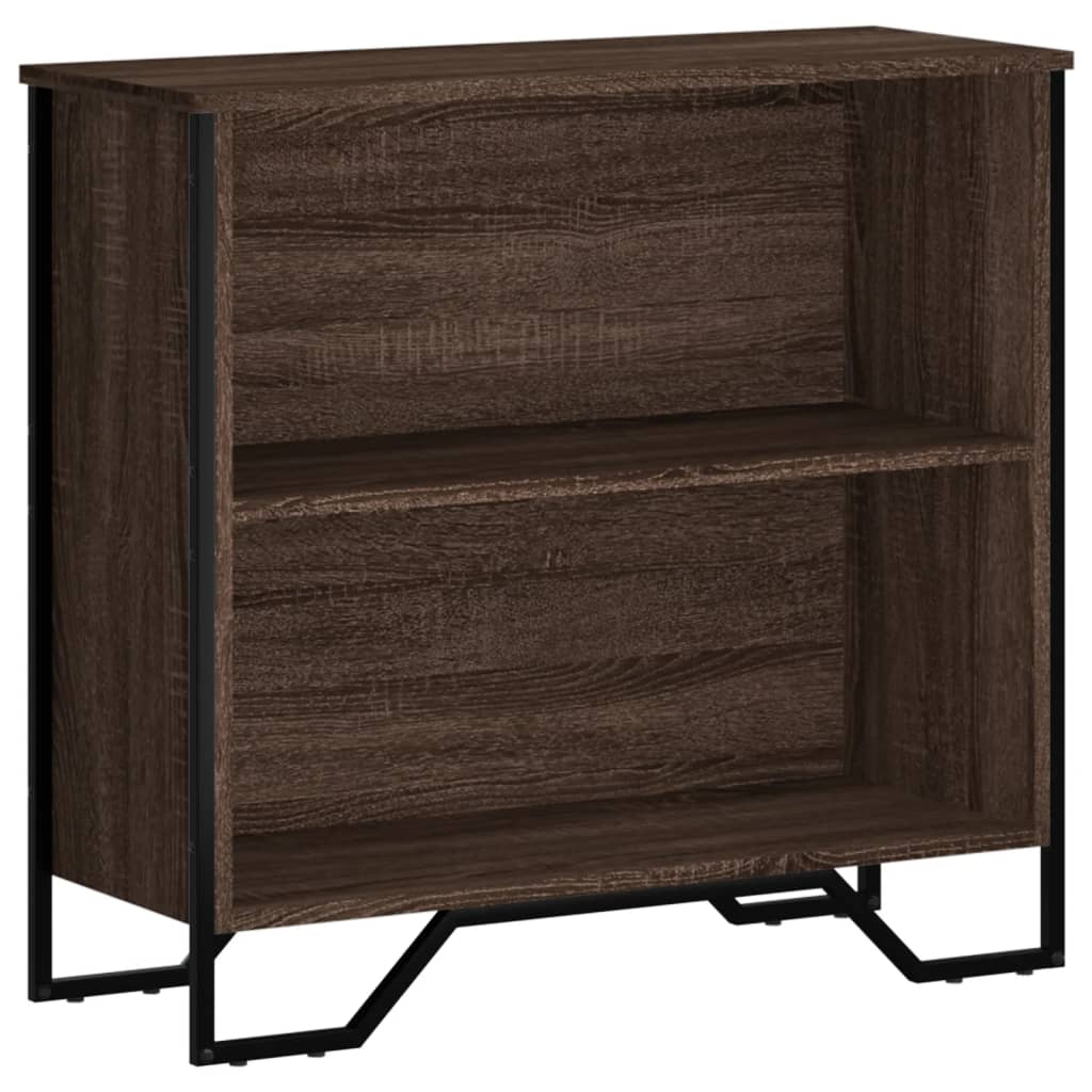 Bookshelf Brown Oak Look 80x31x74.5 cm Wood Material