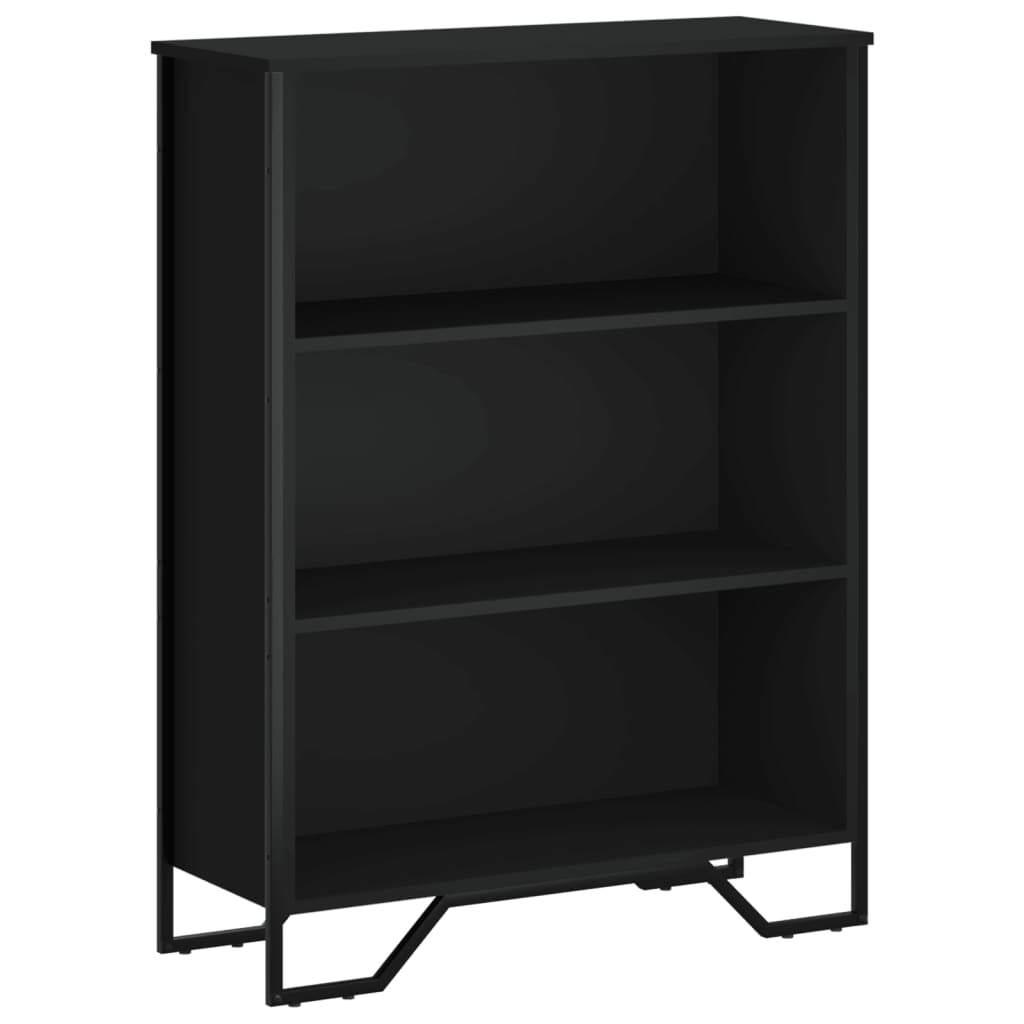 Bücherregal Schwarz 80x31x106 cm Holzwerkstoff