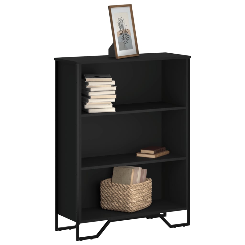 Bookshelf Black 80x31x106 cm Wood Material