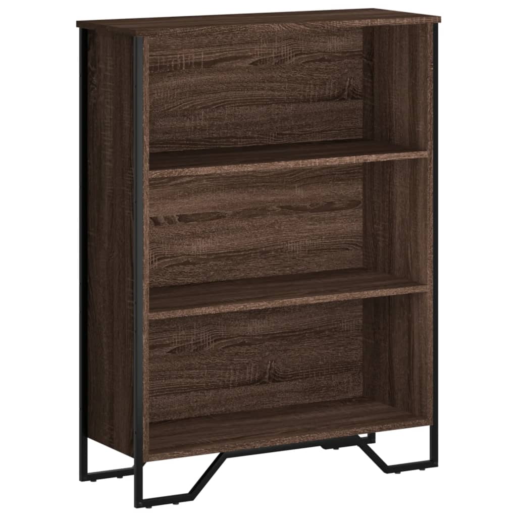 Bookshelf Brown Oak Look 80x31x106 cm Wood Material