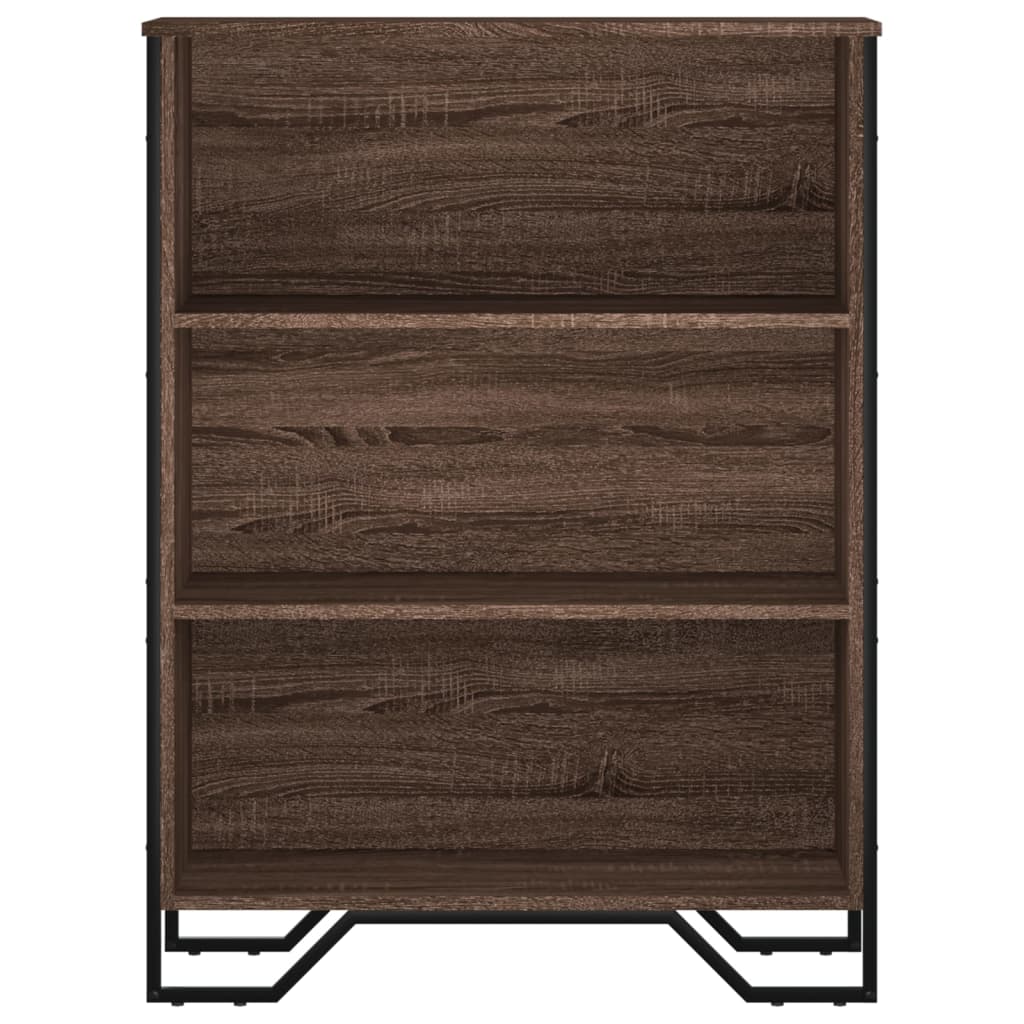 Bookshelf Brown Oak Look 80x31x106 cm Wood Material