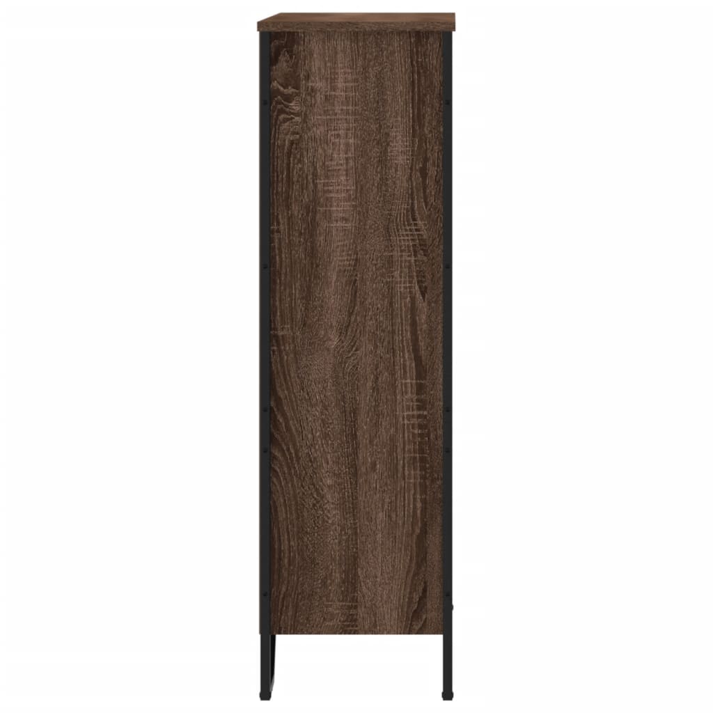 Bookshelf Brown Oak Look 80x31x106 cm Wood Material