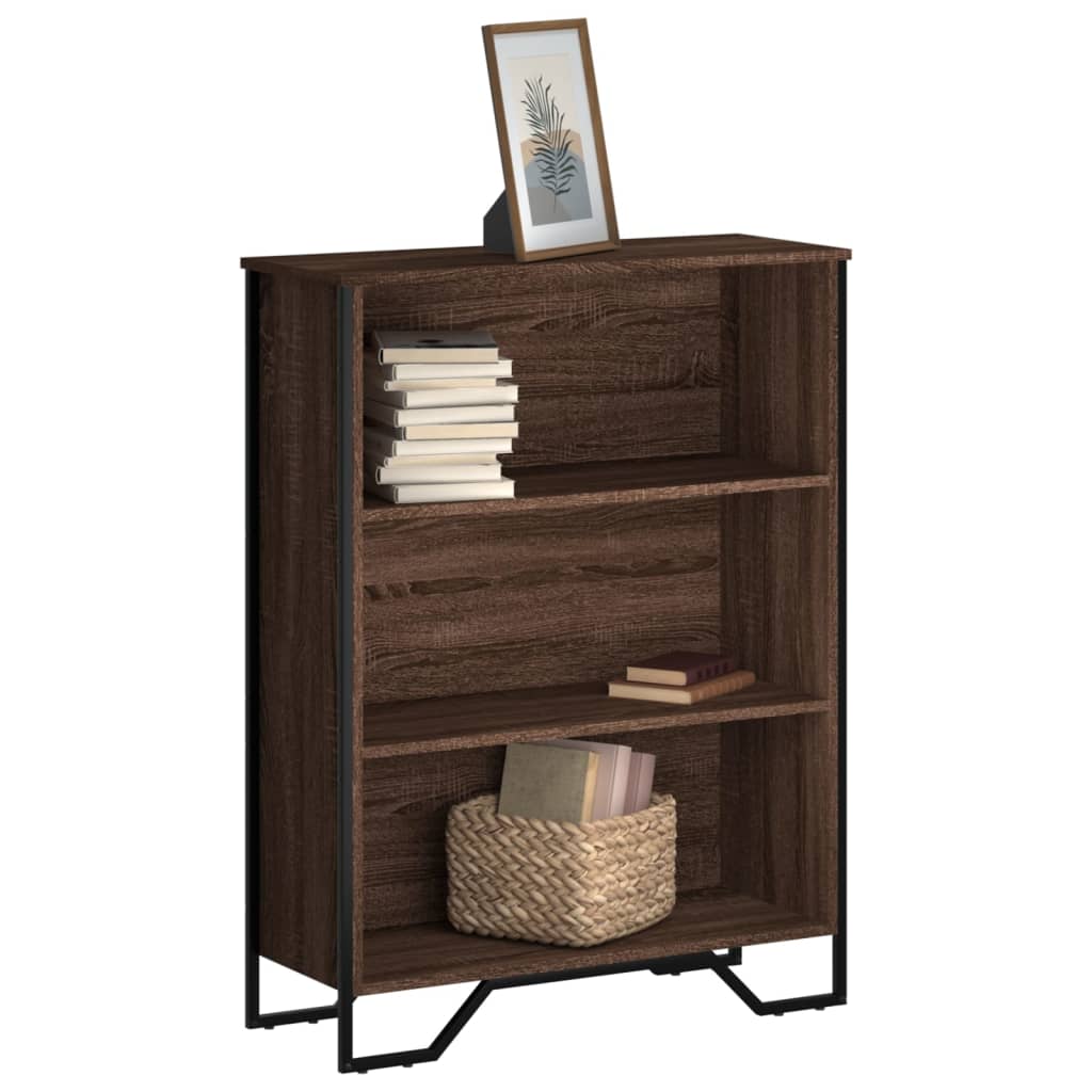 Bookshelf Brown Oak Look 80x31x106 cm Wood Material