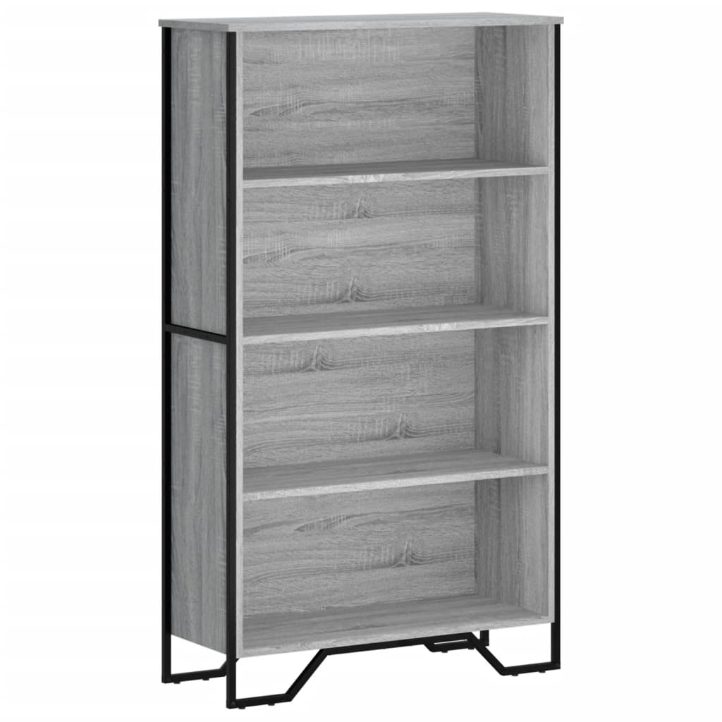 Bookshelf Grey Sonoma 80x31x137.5 cm Wood Material