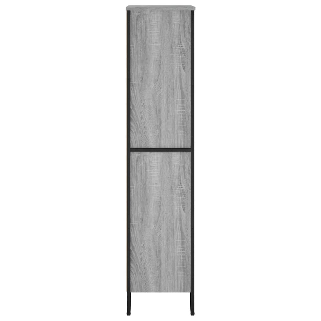 Bookshelf Grey Sonoma 80x31x137.5 cm Wood Material