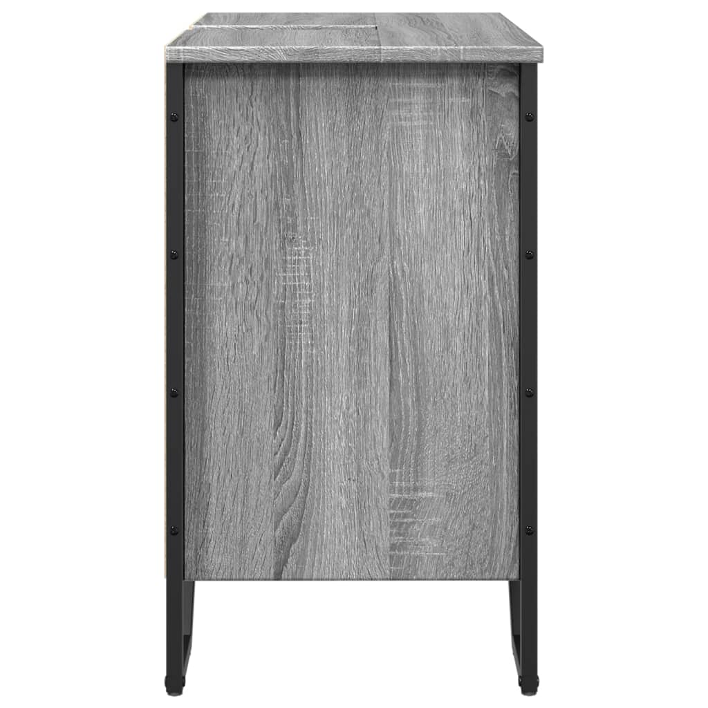 Washbasin Cabinet Grey Sonoma 60x35x60 cm Wood Material