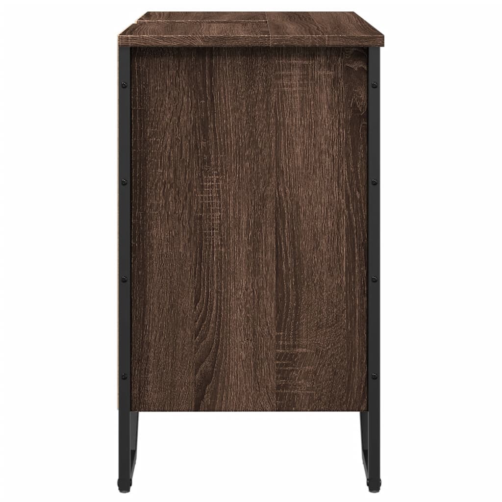 Washbasin Cabinet Brown Oak Look 60x35x60 cm