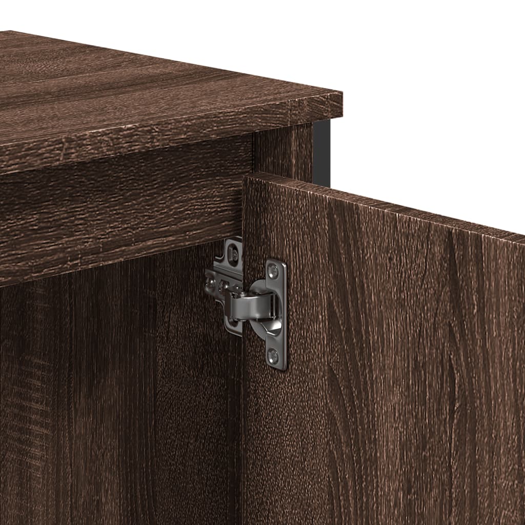 Washbasin Cabinet Brown Oak Look 60x35x60 cm