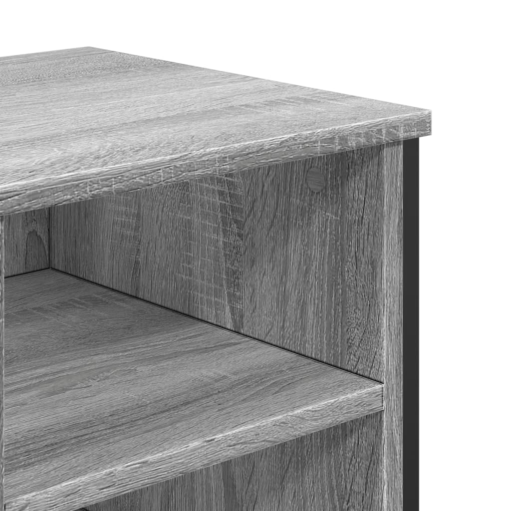 Washbasin Cabinet Grey Sonoma 91x35x60 cm Wood Material