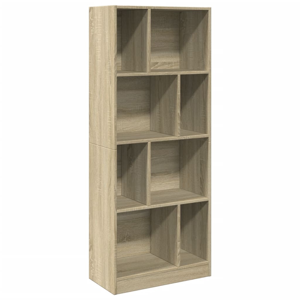 Bookshelf Sonoma Oak 57x28.5x141 cm Wood Material