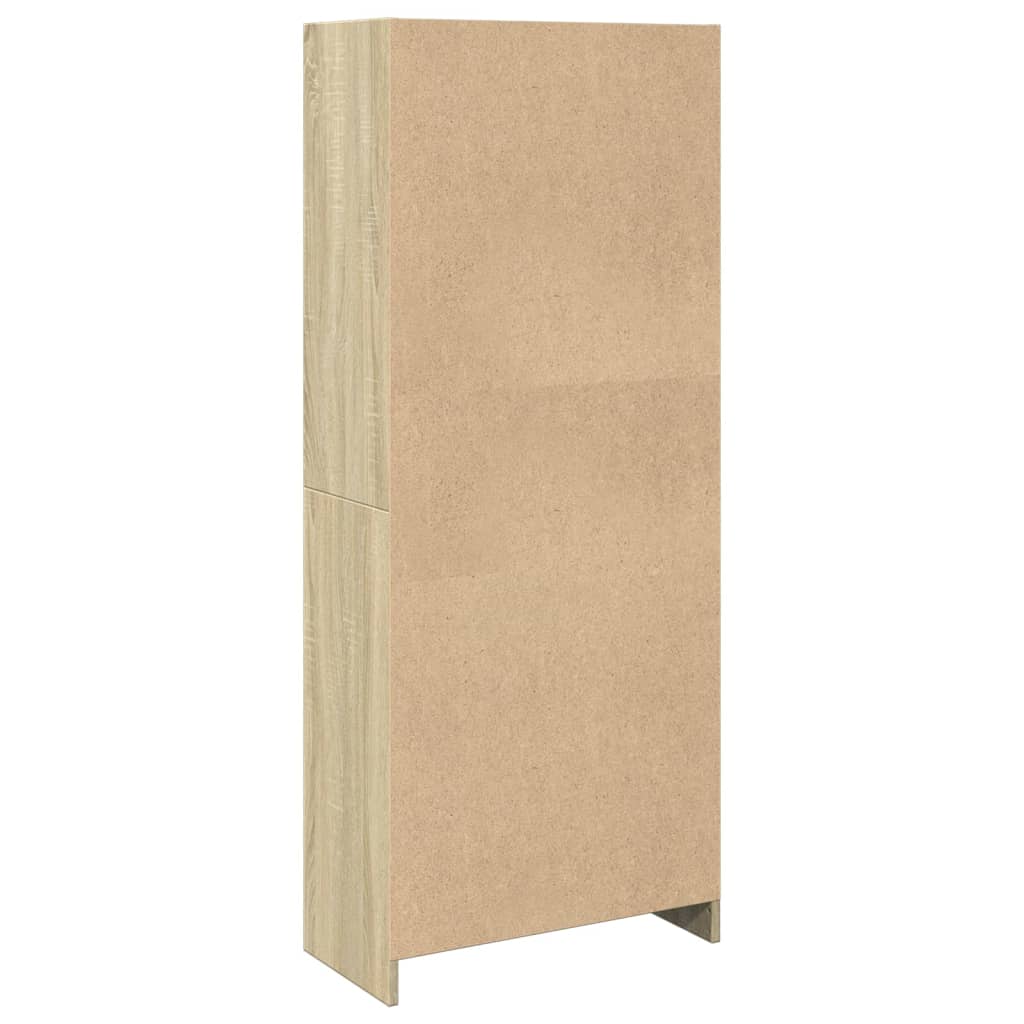 Bookshelf Sonoma Oak 57x28.5x141 cm Wood Material