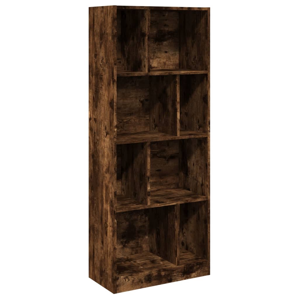 Bookshelf Smoked Oak 57x28.5x141 cm Wood Material