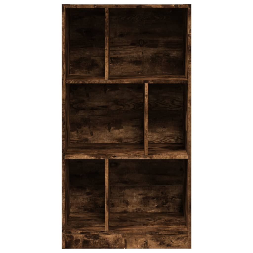 Bookshelf Smoked Oak 57x28.5x107.5 cm Wood Material