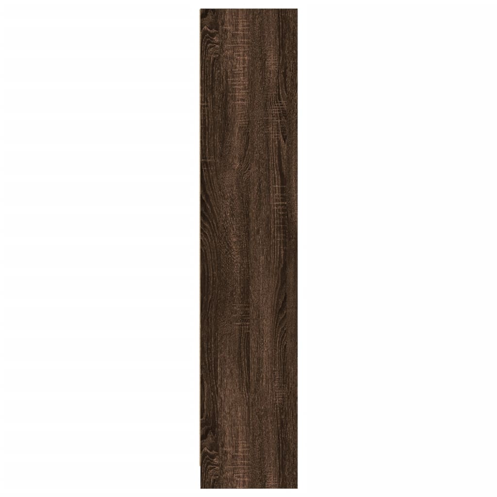 Bookshelf Brown Oak Look 57x28.5x107.5 cm Wood Material