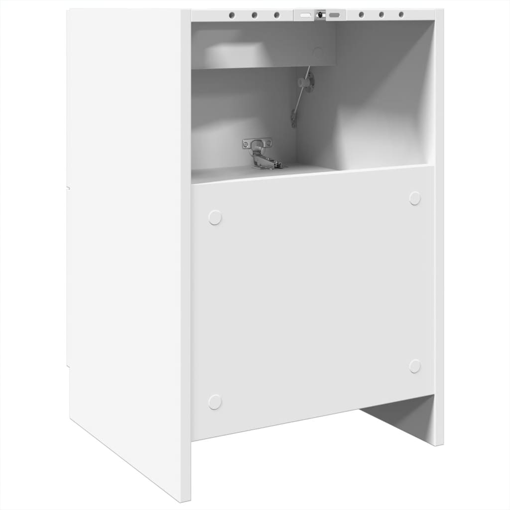 Washbasin Cabinet White 40x37x59 cm Wood Material