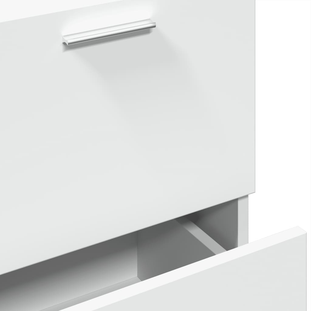 Washbasin Cabinet White 40x37x59 cm Wood Material