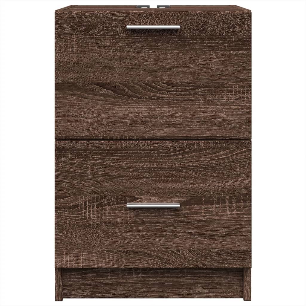 Washbasin Cabinet Brown Oak Look 40x37x59 cm