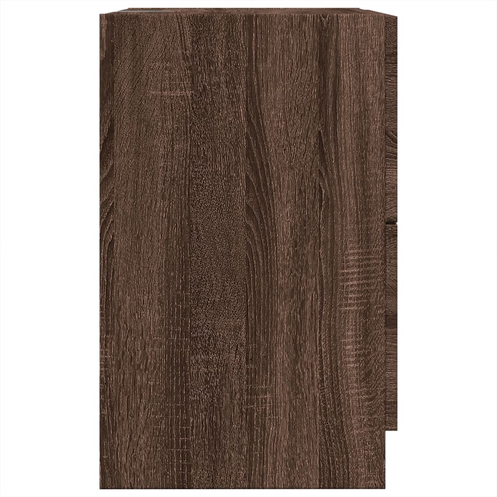 Washbasin Cabinet Brown Oak Look 40x37x59 cm