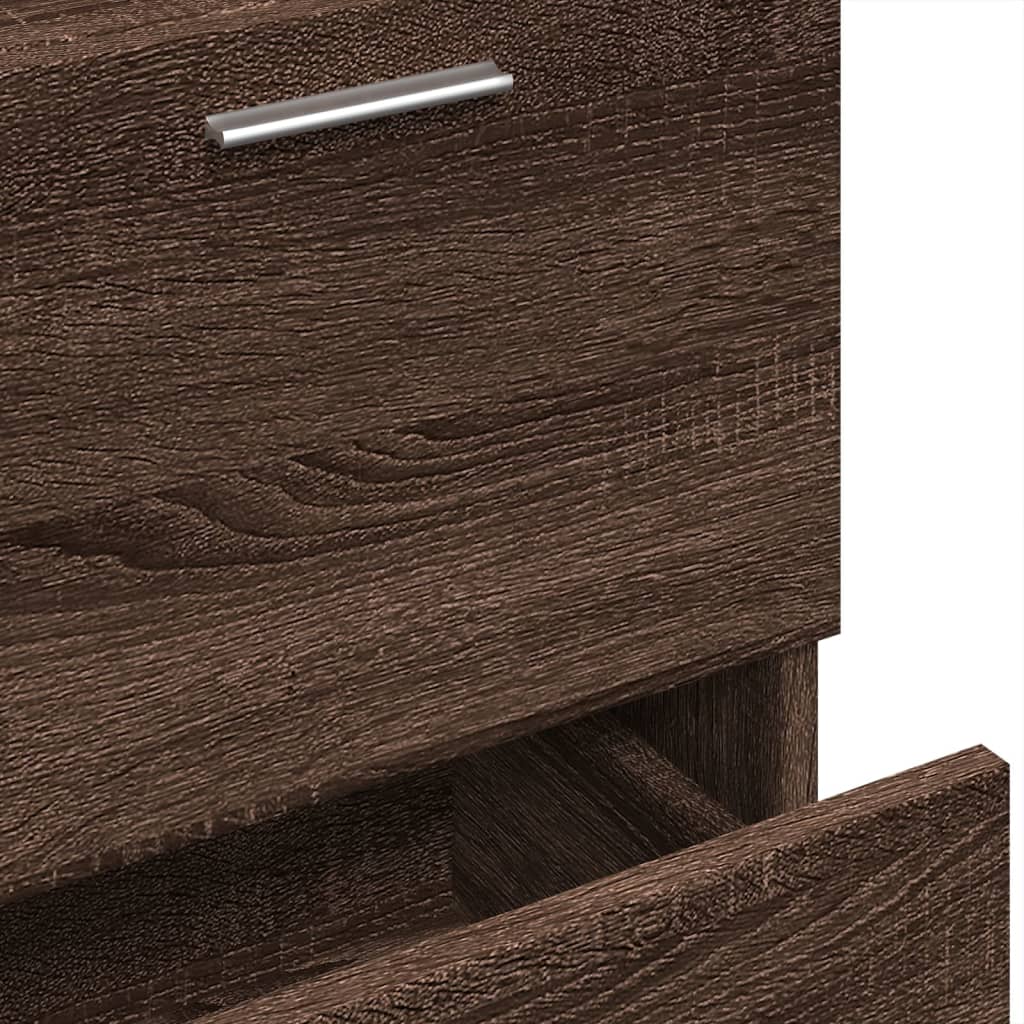 Washbasin Cabinet Brown Oak Look 40x37x59 cm