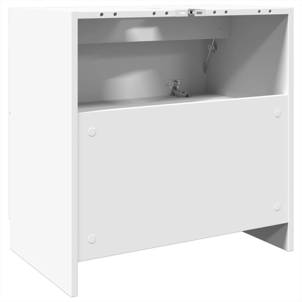 Washbasin Cabinet White 59x37x59 cm Wood Material