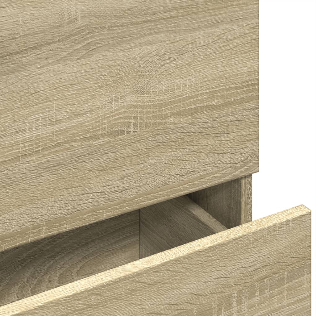 Washbasin base cabinet Sonoma oak 78x37x59 cm wood material