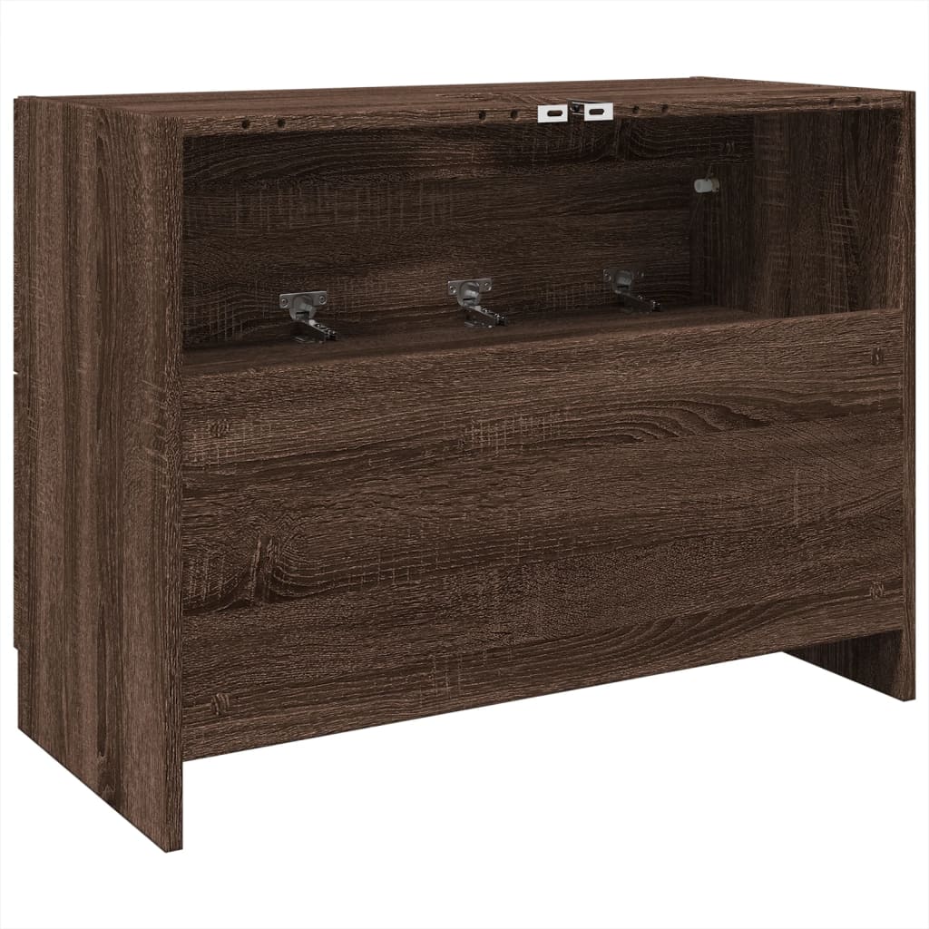 Washbasin Cabinet Brown Oak Look 78x37x59 cm