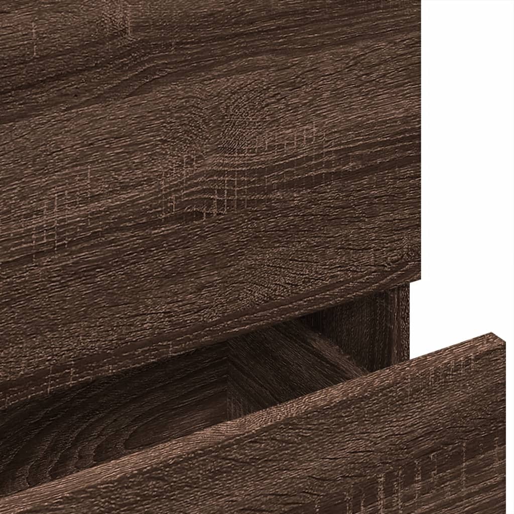 Washbasin Cabinet Brown Oak Look 78x37x59 cm