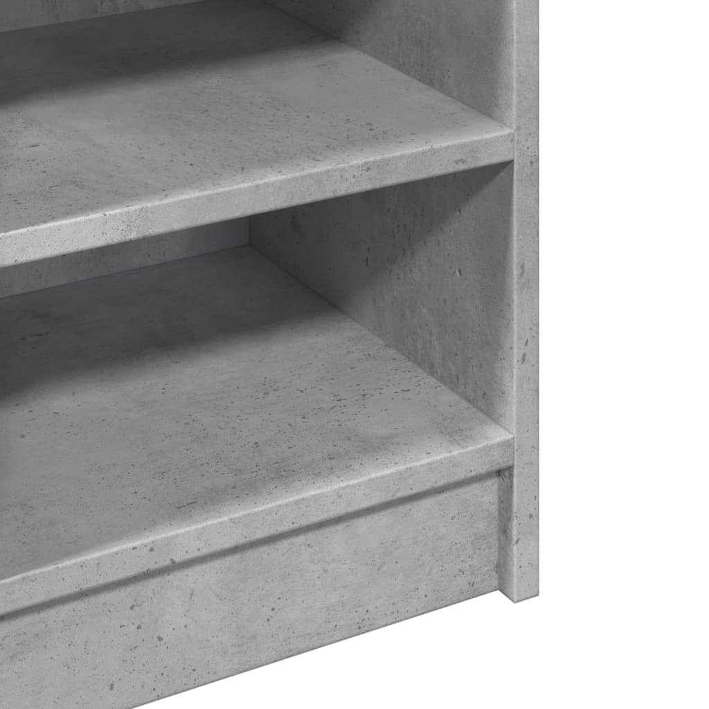 Washbasin base cabinet concrete grey 90x29x55 cm wood material