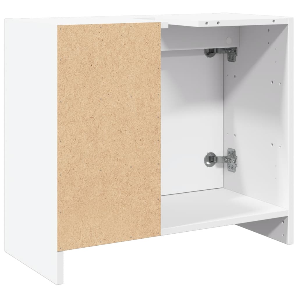 Washbasin Cabinet White 63x29x55 cm Wood Material